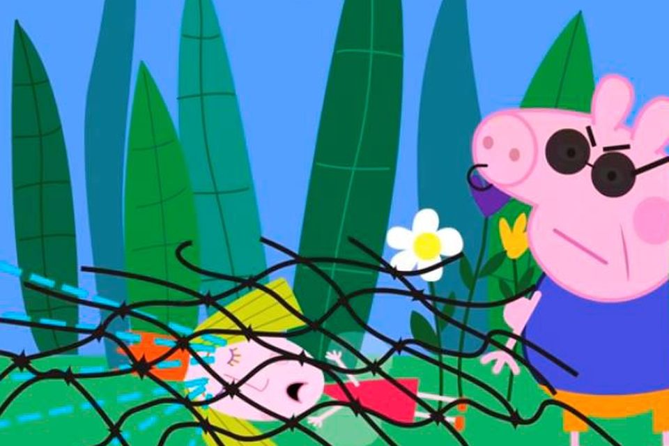 Peppa Pig (partially found American dub of Channel 5 animated