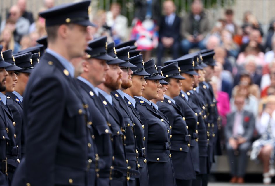 Newly attested Gardai on parade pictured on Friday at the Graduation Ceremony at the Garda College, Templemore. Picture Colin Keegan, Collins Dublin