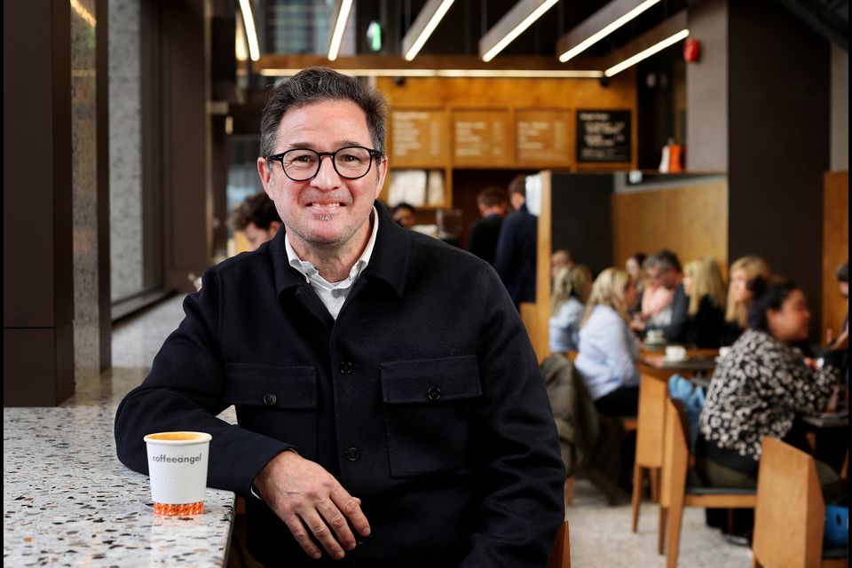 Karl Purdy, owner of Coffeeangel. Photo: Steve Humphreys