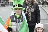 thumbnail: Fionn, Lorriane and Eimear Doolan were at the St Patrick's Day parade in Gorey. Pic: Jim Campbell