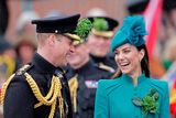 thumbnail: File photo dated 17/03/23 of the Prince and Princess of Wales laughing as they arrive for a visit to the 1st Battalion Irish Guards for the St Patrick's Day Parade at Mons Barracks in Aldershot. The Prince and Princess of Wales celebrate their 13th wedding anniversary on Monday. Issue date: Sunday April 28, 2024. PA Photo. Kate, who is undergoing chemotherapy for an undisclosed cancer, married future King William in 2011 after eight years of dating. See PA story ROYAL Wales. Photo credit should read: Chris Jackson/PA Wire 