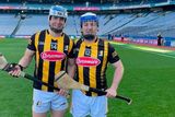 thumbnail: Kilkenny GAA star TJ Reid with Bredagh GAC hurler Aaron Maguire