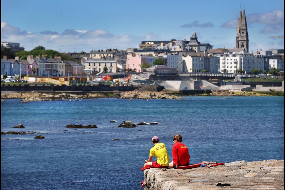 Lifeguards at Sandycove, which is in Dún Laoghaire-Rathdown