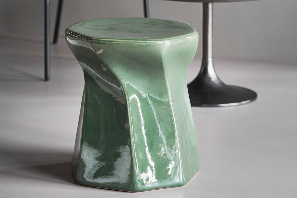 Lapo green stool,  €180, aprilandthebear.com