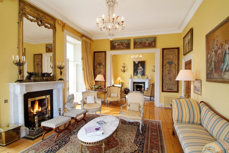 One of the reception rooms in Langara House