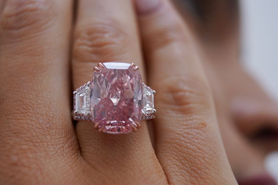 6 carat deals pink diamond ring