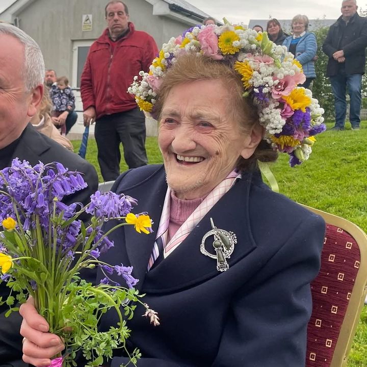 Wexford woman crowned ‘Oldest May Bush Queen’ in Ireland at 103-years-old