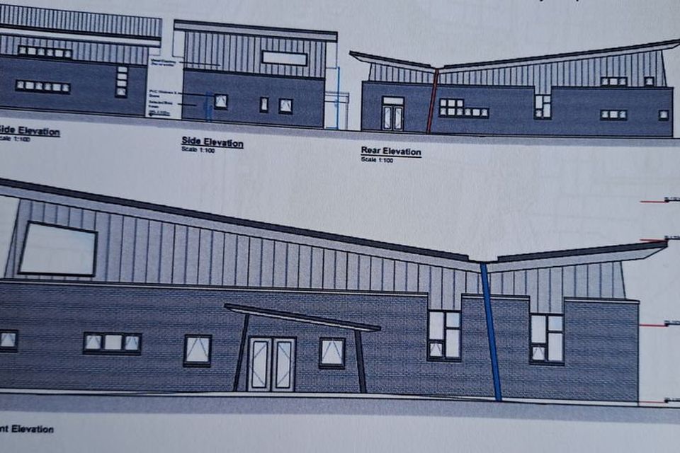 The original design for the Ferndale boxing gym.