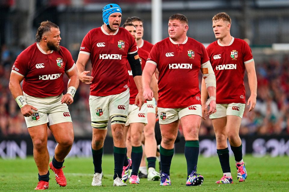 Tadhg Beirne and team-mate Tadhg Furlong were part of a late Lions rally which couldn't find a decisive try