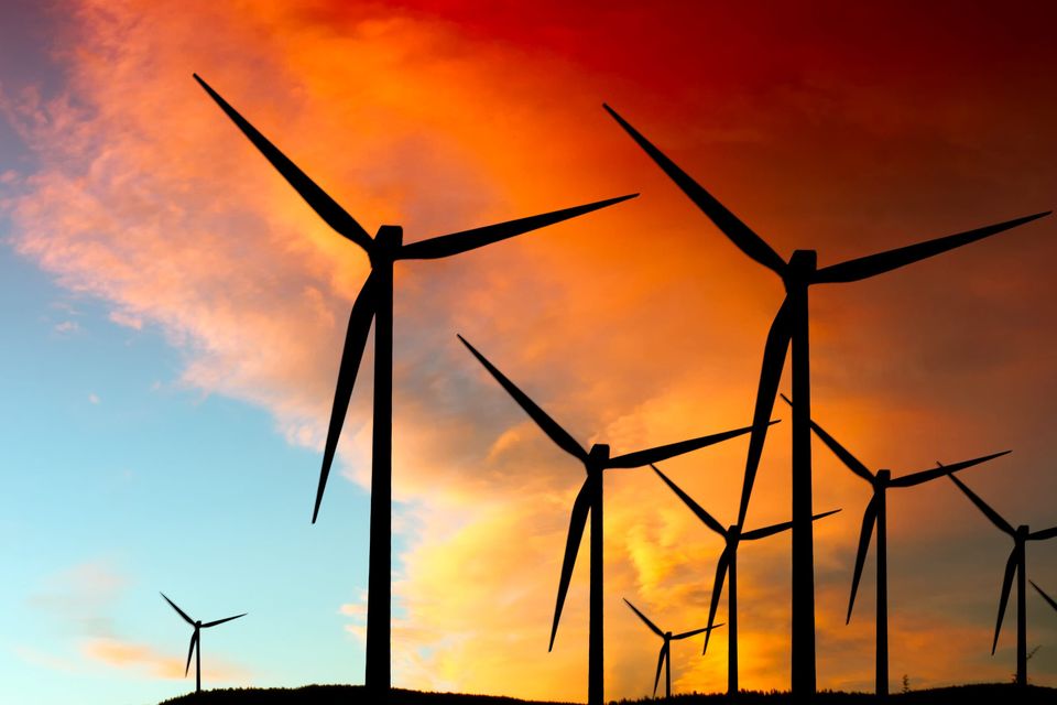 'Mercury has also done work in the UK on wind farm and renewable energy development.' (stock photo)