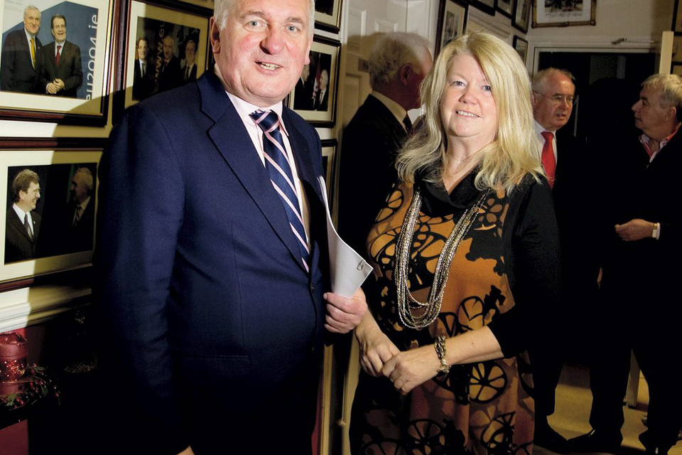 Bertie with his former wife Miriam Ahern at St. Luke's in 2010 before the announcement that he would not be running in the next general election.