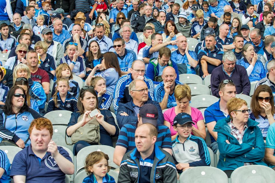 Sunday 12 July 2015. Croke Park. Leinster FInal, Dublin v Westmeath. Crowd.