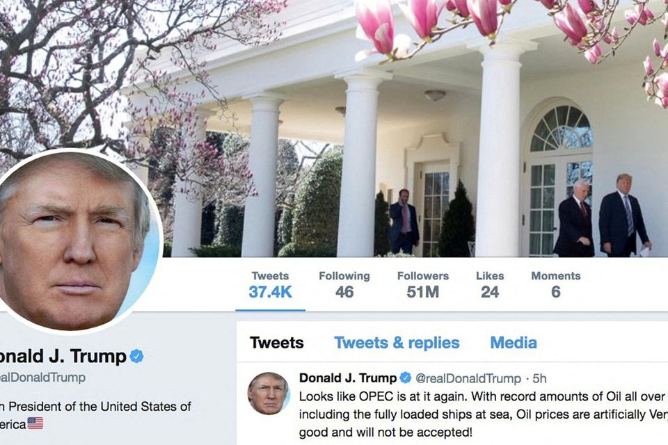Former US president Donald Trump was banned from Twitter last year for violating the social media platform's “glorification of violence” policy. Photo: Reuters