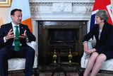 thumbnail: Taoiseach Leo Varadkar and British Prime Minister Theresa May in Downing Street discussing Brexit developments back in September