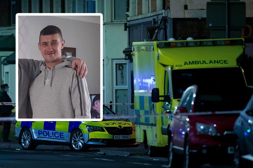 Joseph Brennan died outside a bar close to the Springfield Road (Photo by Kevin Scott for Belfast Telegraph)