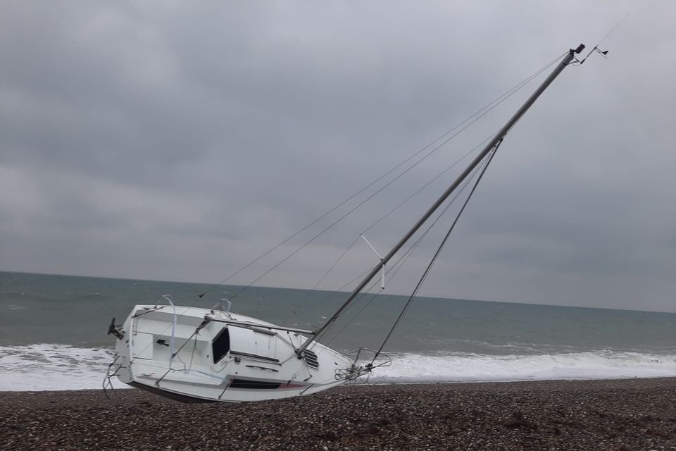 Mystery ‘ghost ship’ washes up on Wicklow beach