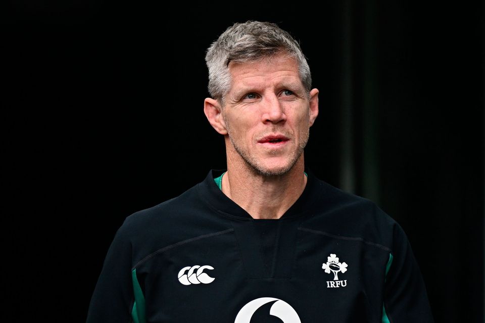 Ireland's interim head coach Simon Easterby. Photo: Seb Daly/Sportsfile