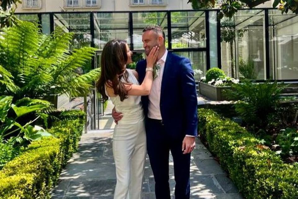 The couple shared some lovely snaps from their big day