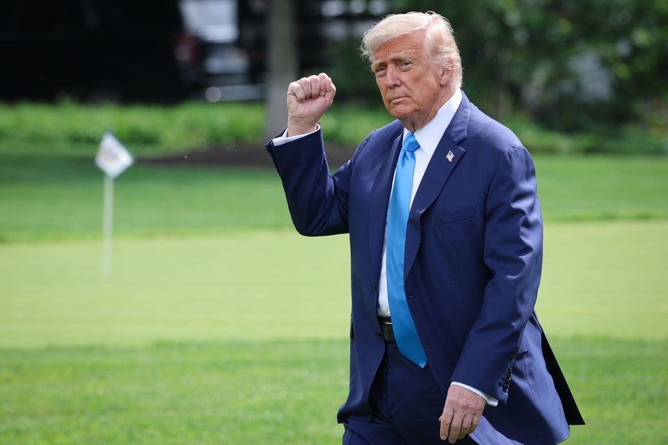Donald Trump now says there is a chance of negotiations with Iran. Photo: Getty