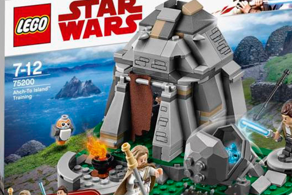 Star wars ahch store to island lego