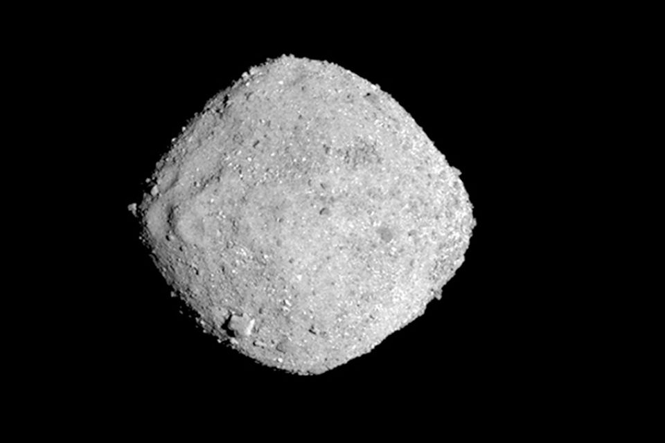 The asteroid Bennu (NASA/Goddard/University of Arizona via AP)