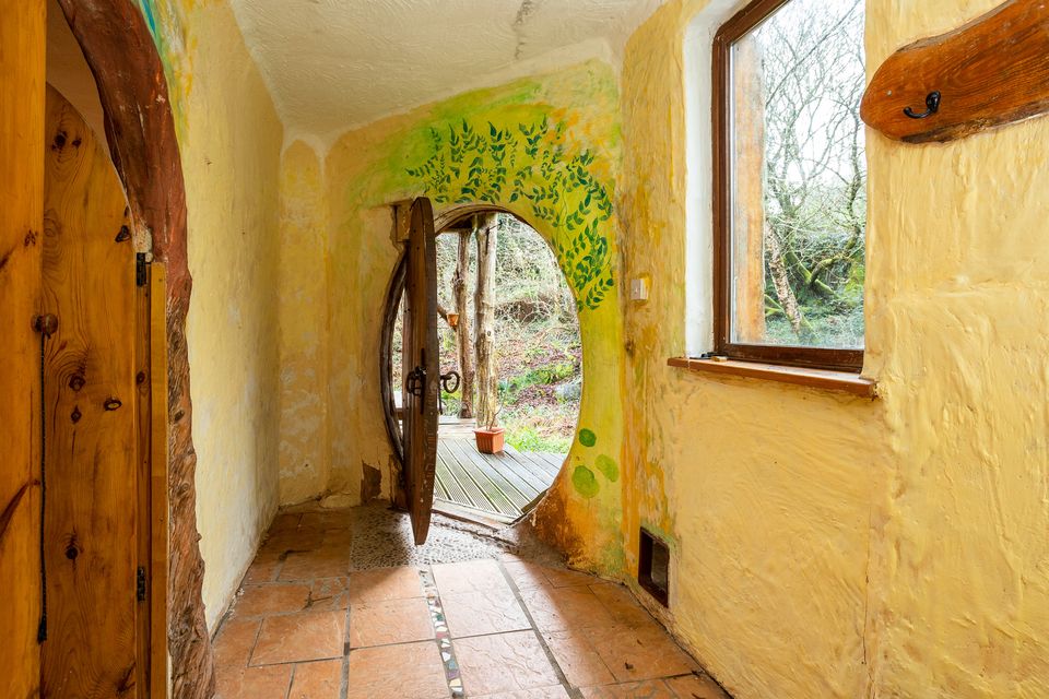 Honeysuckle's circular front door