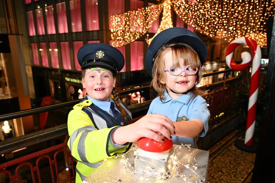 Little stars turn on Grafton Street’s Christmas lights to spread festive cheer