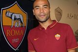 thumbnail: Ashley Cole poses for photographs as he is unveiled at his new club AS Roma. Photo: Paolo Bruno/Getty Images