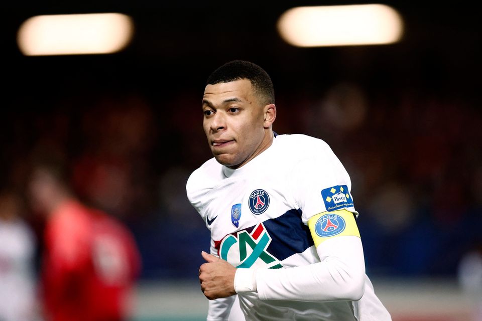 Kylian Mbappé, joueur du Paris Saint-Germain.  Photo : Reuters