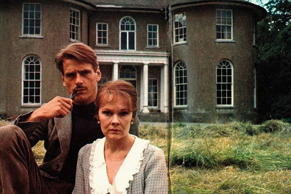 Jermey Irons and Judi Dench in the 1978 film Langrishe Go Down