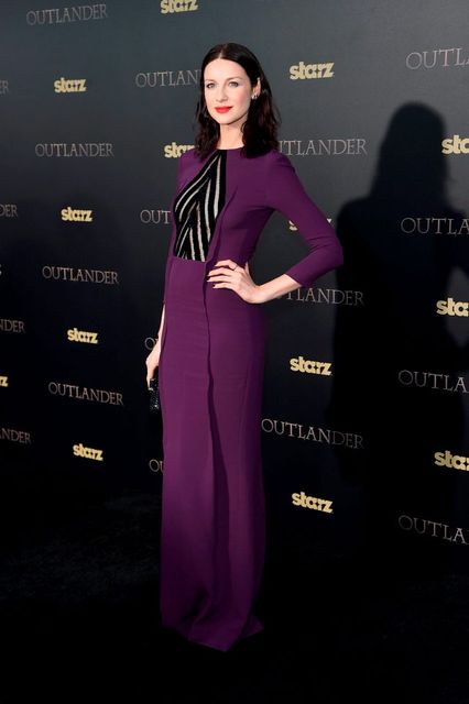 Actress Caitriona Balfe attends the "Outlander" mid-season New York premiere at Ziegfeld Theater