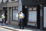 thumbnail: The scene on Bridge Street on Thursday afternoon. Photo: Aidan Dullaghan/Newspics