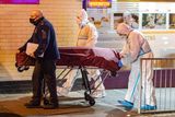 thumbnail: Gardaí remove the body of a man left at a post office on Staplestown Road in Carlow. Picture: Dylan Vaughan.