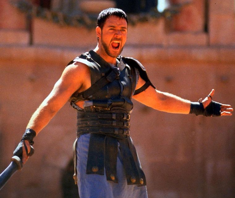 Russell Crowe won an Oscar for his starring role as Maximus in 'Gladiator'
