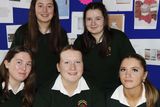 thumbnail: The ‘Hair Slick’ team from the Loreto Secondary School, Fermoy.