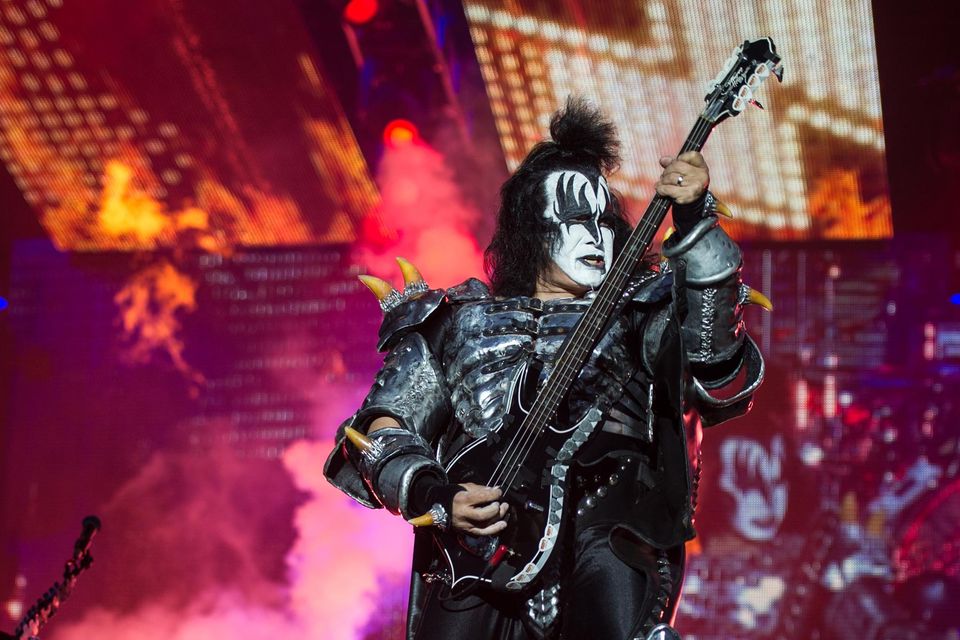 Kiss star Gene Simmons was making his first trip to the Commons chamber (Katja Ogrin/PA)