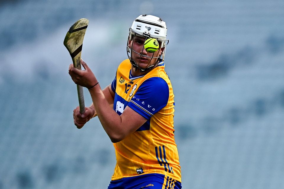 Fred Hegarty was on the mark for Clare against Cork. Photo: Sportsfile