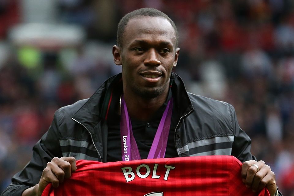 Usain Bolt is a lifelong Manchester United fan