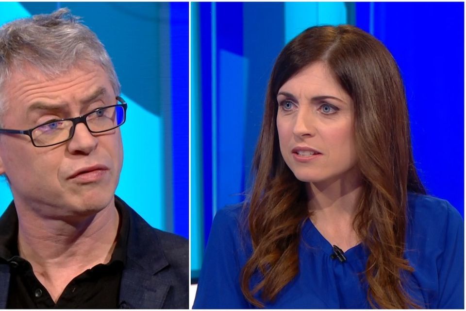 Joe Brolly (left) clashed with Joanne Cantwell.