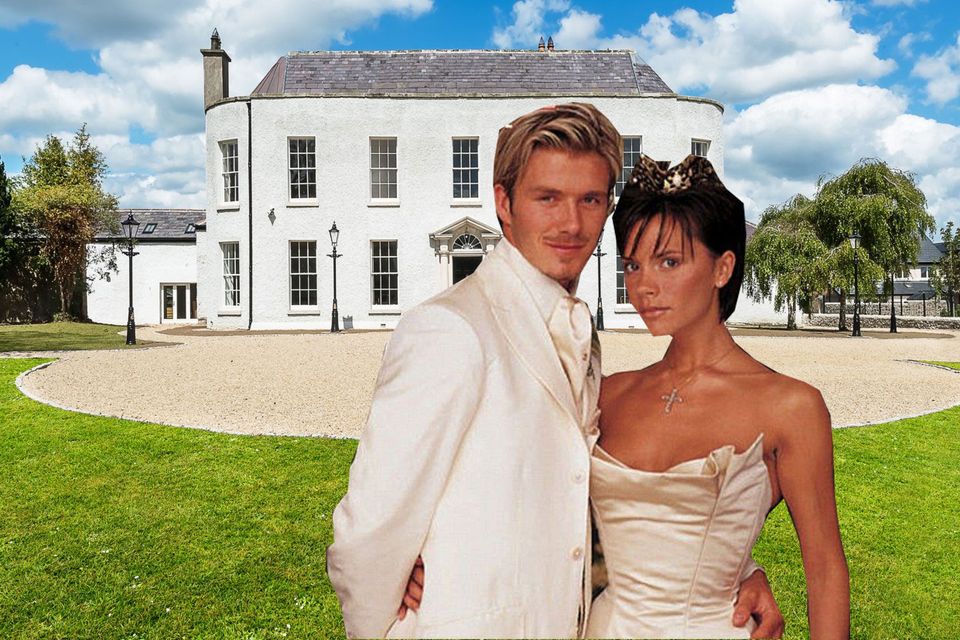 The property was once part of a great estate - that of the nearby Luttrellstown Castle, which hosted David and Victoria Beckham's wedding.
