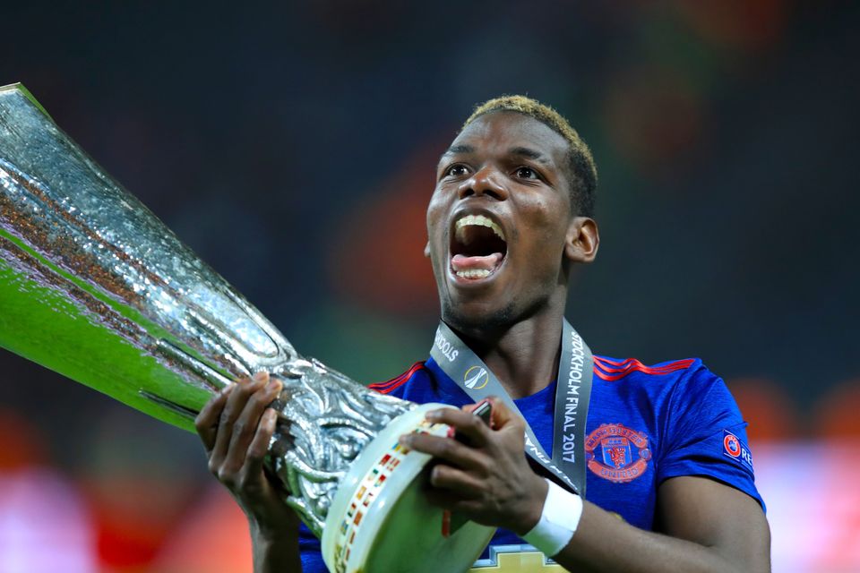 Paul Pogba helped Manchester United win the Europa League