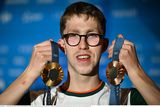 thumbnail: Daniel Wiffen of Team Ireland with his 800m freestyle gold medal and 1,500m freestyle bronze medal at the Paris La Défense Arena during the 2024 Paris Summer Olympic Games. Photo: David Fitzgerald/Sportsfile