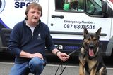 thumbnail: Joe Murray and Dil at the start of the annual NWSPCA Charity Dog Walk outside Maxi Zoo on Sunday. Pic: Jim Campbell