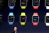 thumbnail: Apple CEO Tim Cook introduces the Apple Watch during an Apple event in San Francisco, California March 9, 2015.   REUTERS/Robert Galbraith