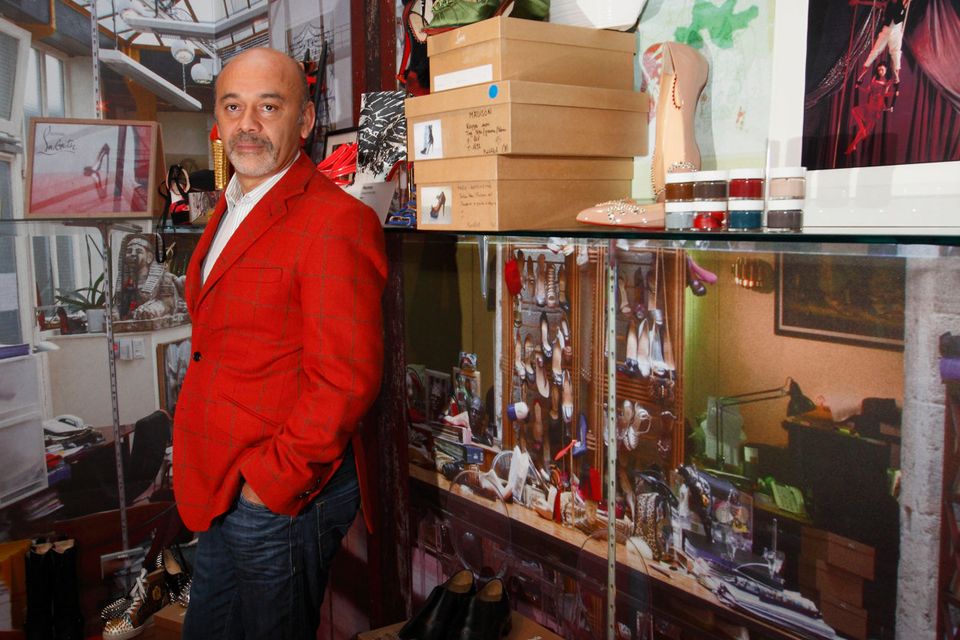 Iconic shoe designer Christian Louboutin is father to two-year-old twin  girls
