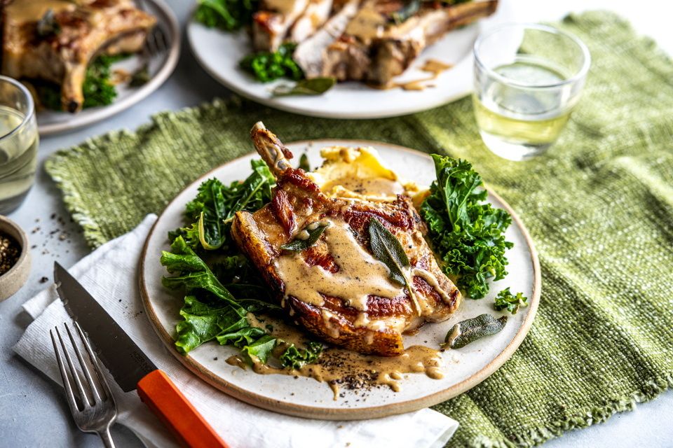 Donal Skehan recipe: Sage & brown butter pork chop night