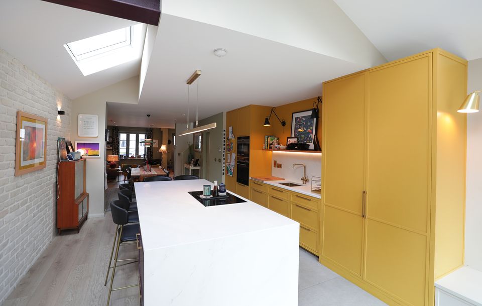 The kitchen after the renovation: Gerry Mooney