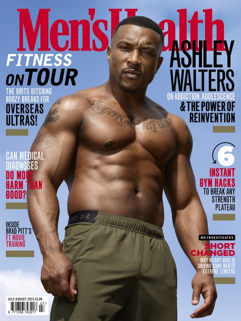 Walters features on the cover of Men’s Health UK (Hamish Brown/Men’s Health UK/PA)