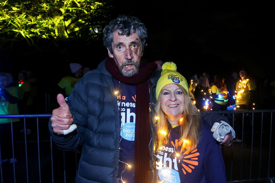 Pictured at the event in the Phoenix Park, Dublin were Charlie Bird and Stephanie Manahan, Chief Executive Officer, Pieta. Photo: ©INPHO/Ryan Byrne