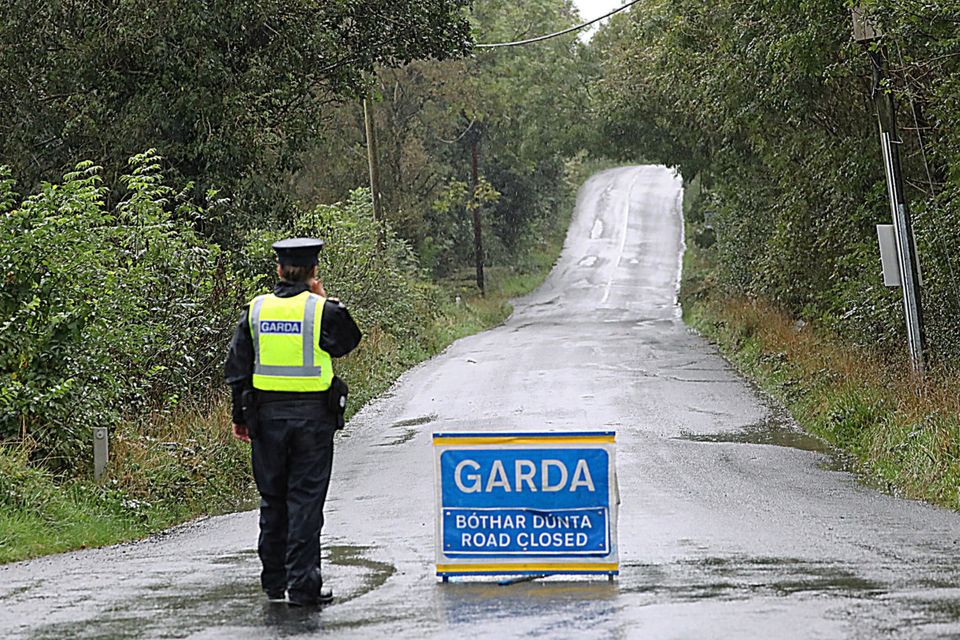 A section of the R198 in Cavan was closed on Sunday as gardai continued their probe into the torture of Kevin Lunney